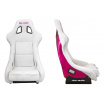 Sportstuhl SLIDE KS2 Premium Hellgrauer Velours Klarer rosa Glitzer