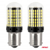 LED-Glühbirnen CANBUS BA15S P21W R10W R5W 600LM 144SMD weiß 12V 24V AMIO-04473