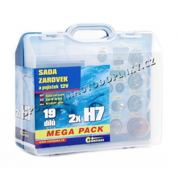 Glühbirnen Ersatz 12V Servicebox Mega H7+H7+Sicherungen Glühbirnen Ersatz 12V Servicebox Mega H7+H7+Sicherungen