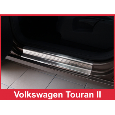 Einstiegsleisten aus Edelstahl, 4 Stück, Volkswagen Touran 2 2006–16 Einstiegsleisten aus Edelstahl, 4 Stück, Volkswagen Touran 2 2006–16