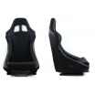 Sportliche Hartschale A1 RACING SIGMA aus schwarzem Lederimitat