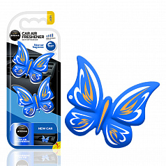 AROMA CAR FANCY SHAPES BUTTERFLY Lufterfrischer New Car