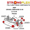 Jeep Grand Cherokee 1993-98 StrongFlex kompletter Satz Silentblöcke 26-tlg