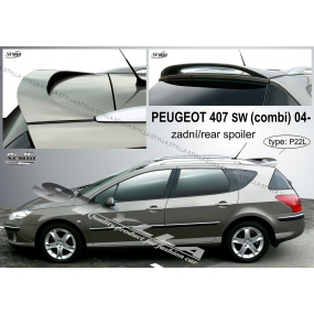 Peugeot 407 SW Kombi 2004+ Heckspoiler (EU-Homologation) Peugeot 407 SW Kombi 2004+ Heckspoiler (EU-Homologation)