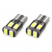 Glühbirnen 6 SMD-2 5730 T10 (W5W) 12V weiß CAN-BUS