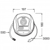 Kompressor Osram TIRE 200 analog 12V