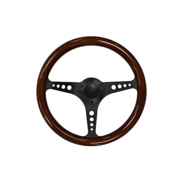 Lenkrad 350mm Holz Schwarz