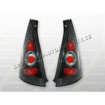 CITROEN C3 2002–09 RÜCKLEUCHTEN SCHWARZ CITROEN C3 2002–09 RÜCKLEUCHTEN SCHWARZ