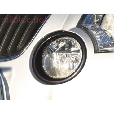 Skoda Yeti - Nebelscheinwerferrahmen - ABS schwarz metallic Skoda Yeti - Nebelscheinwerferrahmen - ABS schwarz metallic