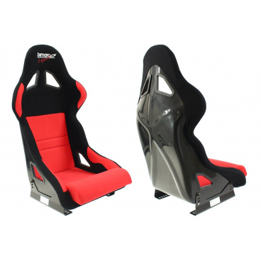 Sportliche Hartschale Bimarco Expert II rot/schwarz FIA-Homologation