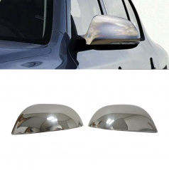 Schutzspiegelabdeckungen aus Edelstahl OMTEC Škoda Octavia II Facelift, Superb II