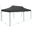 Partyzeltschere 3x6m grau WASSERDICHT