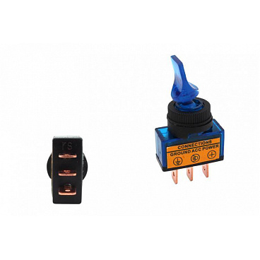 Toggle-Schalter LED Blau