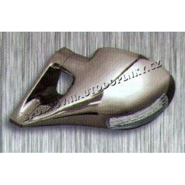 SPIEGEL SL-3 CHROM MIT LED-ANZEIGE UND EL. EINSTELLUNG 2 Stk. inkl. Adapter