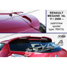 Ranault Megane HB 2011+ Heckspoiler (EU-Homologation) Ranault Megane HB 2011+ Heckspoiler (EU-Homologation)