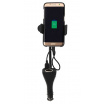 Feder-Telefonhalter für Steckdose – 20 cm, 2 x USB
