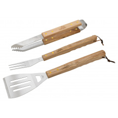 Grillbesteck HOLZ 3er-Set