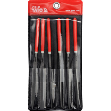 Nadelfeilen-Set 5 x 180 mm 6-tlg