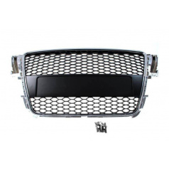Grill Audi A5 8T RS-Stil Chrom-Schwarz 07-10 PDC