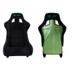 Sportstuhl SLIDE KS2 Premium Schwarz & Samt Grün Glitzer