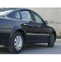 Volkswagen Passat B5 97-00 3B – untere Fensterleisten aus Edelstahl und Chrom – OMSA LINE