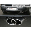 Doppelseitiger Auspuffschalldämpfer „Free Flow“ 2x75x160mm, Škoda Superb II.