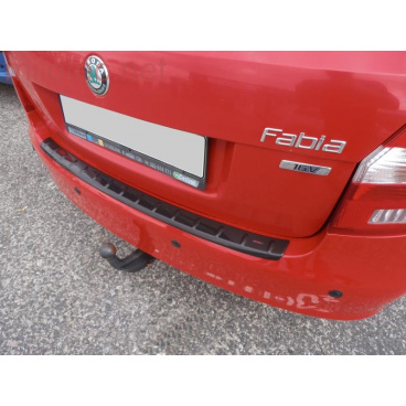 Fünfte Türschwelle mit Vorsprüngen, ABS-Schwarzmetallic Škoda Fabia II Combi