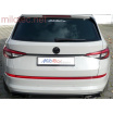 Streifen über dem hinteren Nummernschild, glänzend schwarzer „Klavierlack“, Škoda Kodiaq, 2016+