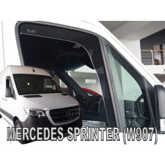Windschutzscheiben, Fenstergebläse (Deflektoren, Plexiglas), Mercedes Sprinter III W907 2018+ 2. die Tür lang