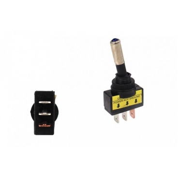 Toggle Chrome-Schaltertyp.1 Led Blau Toggle Chrome-Schaltertyp.1 Led Blau
