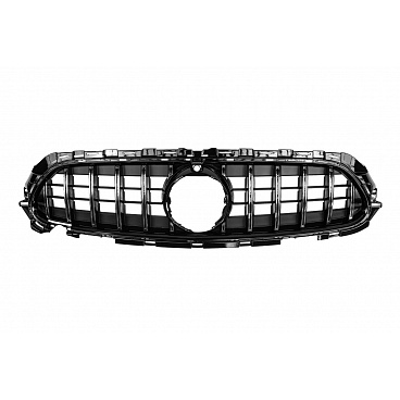 Grill Mercedes-Benz E W213 GT Styling Chrom & Glänzend Schwarz