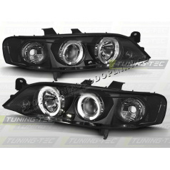 OPEL VECTRA B 1999-02 ANGEL EYES SCHWARZE FRONTKLARE LICHTER
