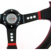 Sportlenkrad WRC schwarz/rot 350 mm