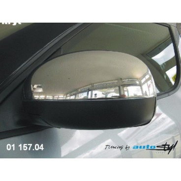 Rückspiegelabdeckungen Chrom Skoda Fabia II