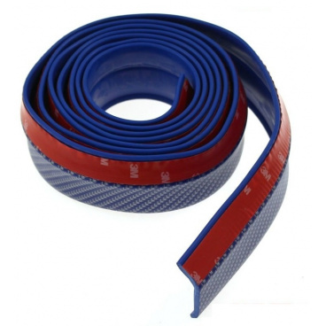 Universelle untere flexible Lippe mit blauem Carbon-Musterkleber Universelle untere flexible Lippe mit blauem Carbon-Musterkleber