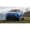 Schwarze Einstiegsleisten aus Edelstahl, 4 Stück, Toyota Rav 4 2016+
