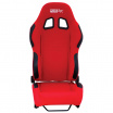 Sportlich verstellbarer Sitz Race Sport Stoff rot