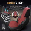 OTOM THRONE 103 RED 3-ZIP Autositzbezug-Set