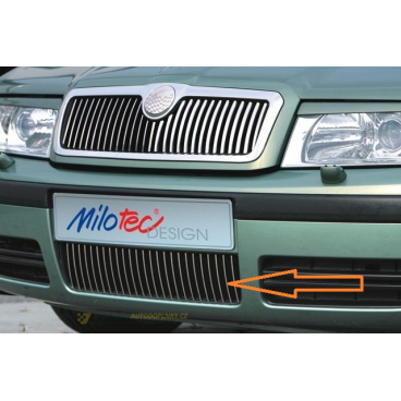 Stoßstangenleisten vorne, Octavia I Lim./Combi Facelift 09/00 ->, Octavia I RS Lim./ Kombi 05/01 -> Stoßstangenleisten vorne, Octavia I Lim./Combi Facelift 09/00 ->, Octavia I RS Lim./ Kombi 05/01 ->