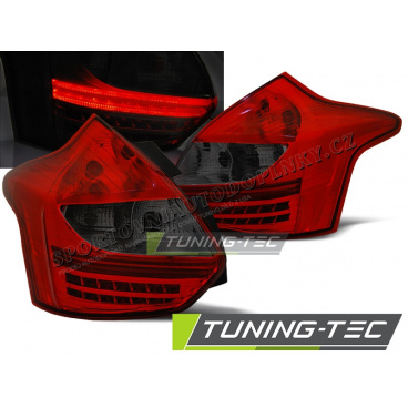 Ford Focus 3 2011- Schrägheck-Rückleuchte, rote Rauch-LED