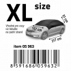 Schutzplane Nylon XL 317x157x51 cm