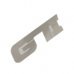 Emblem GTI Metall selbstklebend groß
