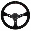 Sportlenkrad WRC Rallye schwarz/rote Naht 350 mm