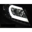 Klare Frontleuchten für Mercedes W204 C-Klasse 2011–14, verchromtes Röhrenlicht