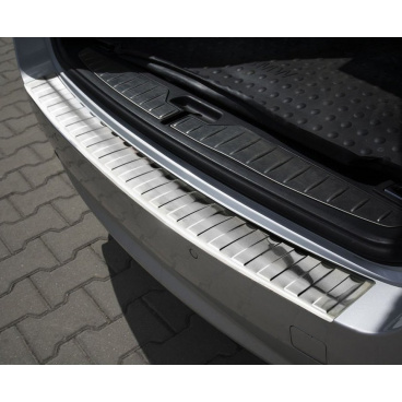 Edelstahlabdeckung – verchromter Einstiegsleistenschutz für die hintere Stoßstange BMW 5 F11 2010+