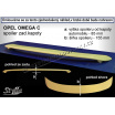 Heckspoiler für OPEL OMEGA C SEDAN (99+). Hauben OPO3L