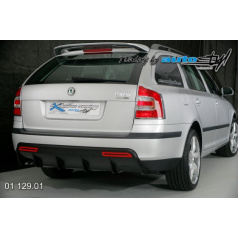 Škoda Octavia II Heckstoßstangendiffusor – Kombi – schwarzes Muster
