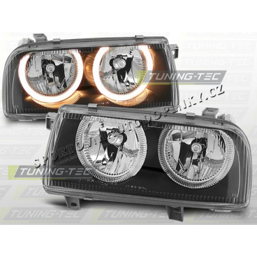 VW VENTO 1992–98 ANGEL EYES SCHWARZE FRONTKLARE LICHTER VW VENTO 1992–98 ANGEL EYES SCHWARZE FRONTKLARE LICHTER