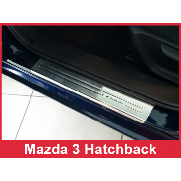 Einstiegsleisten aus Edelstahl 4 Stück Mazda 3 Htb. 2013-17