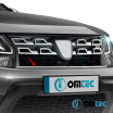 Untere Stange aus Edelstahl des Frontgrills Omtec Dacia Duster 2012-18 (kürzer 83 cm)